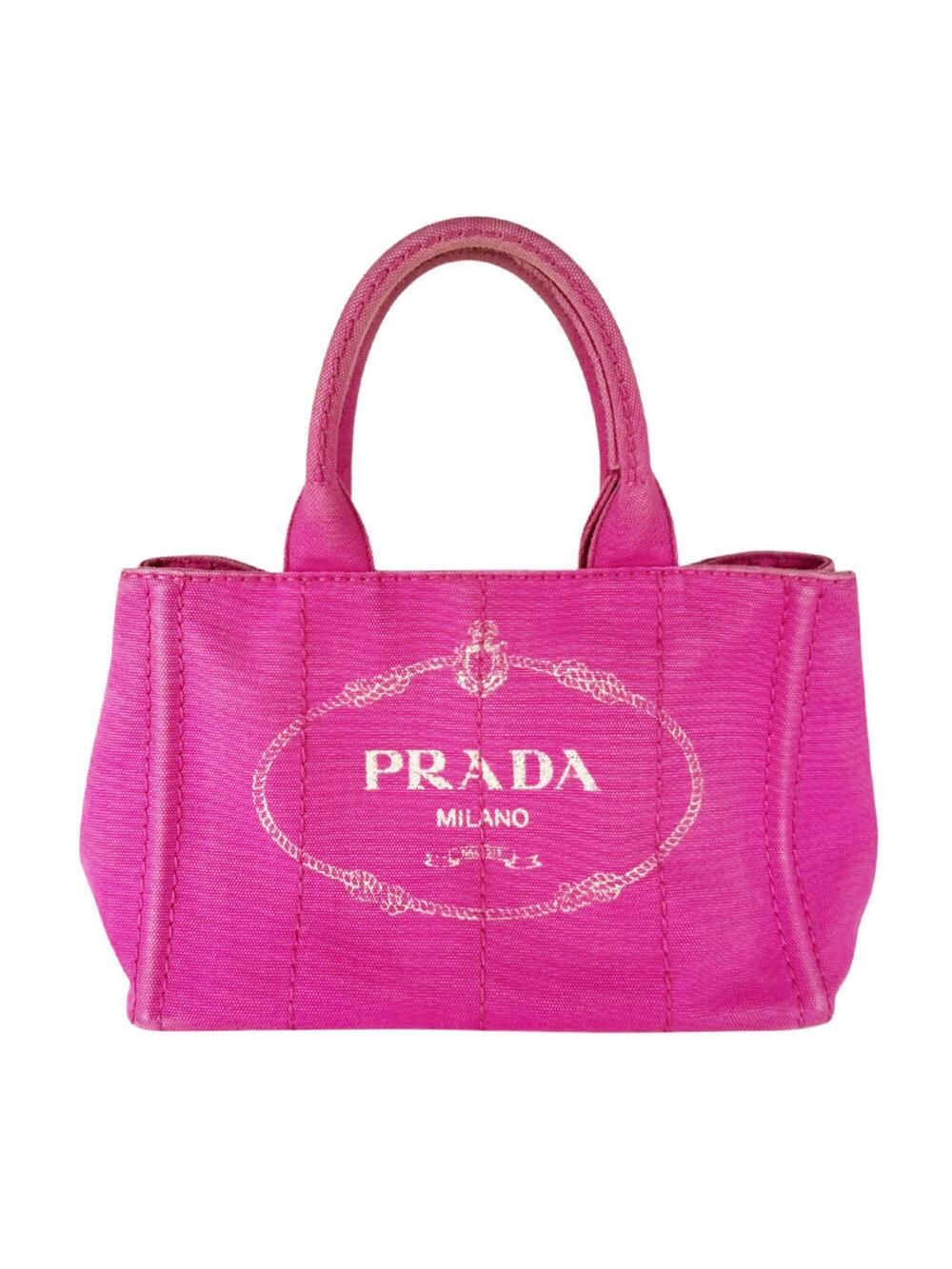 Prada Canapa Convertible Tote Canvas #332974P60B